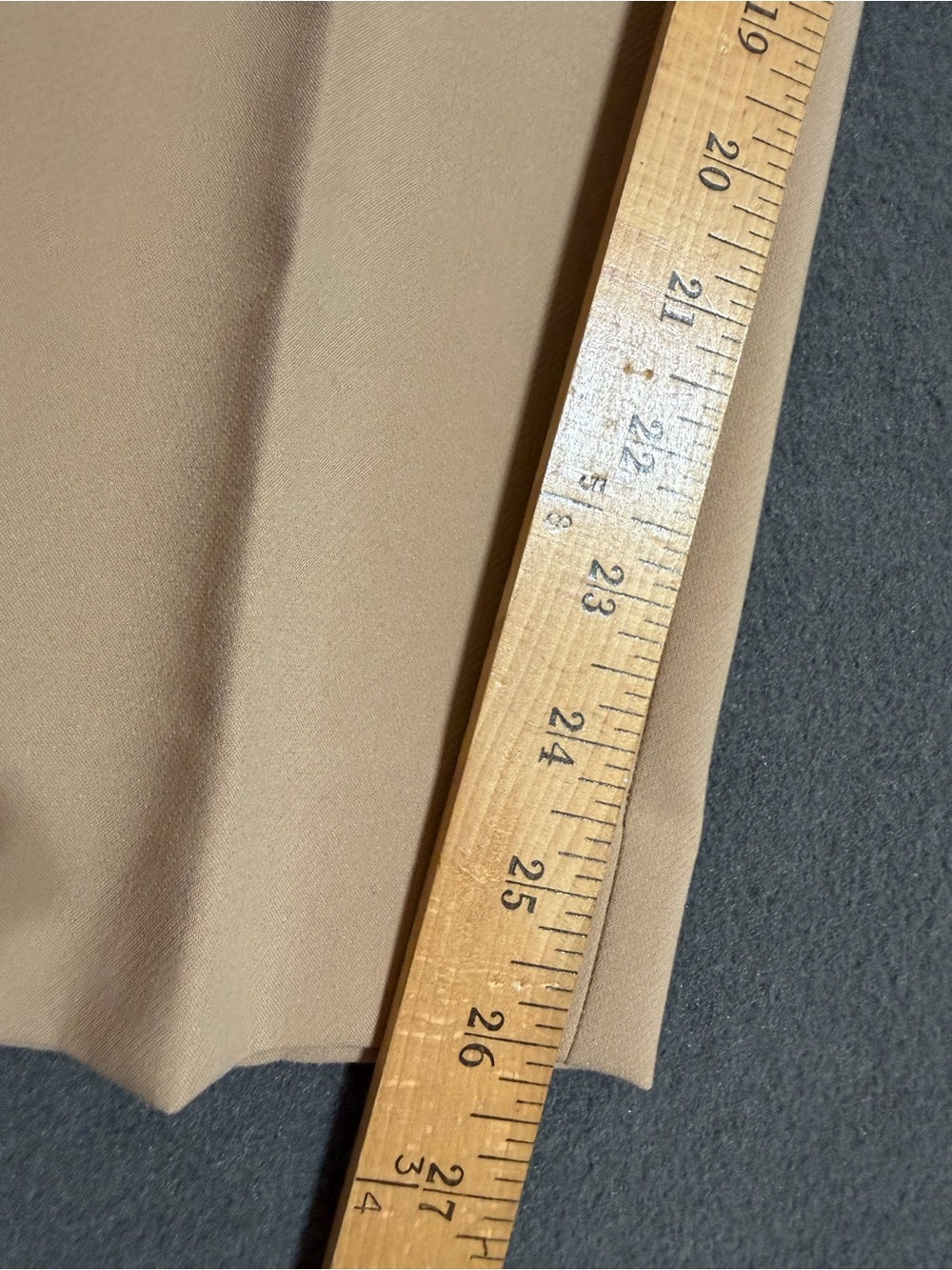 Talbots Womens Hampshire Ankle Pants Tan Stretch Mid Rise Career Sz 4 NWT - Picture 10 of 16